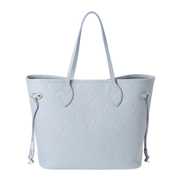 Louis Vuitton Empreinte Blue Hour Neverfull Tote Bag Blue